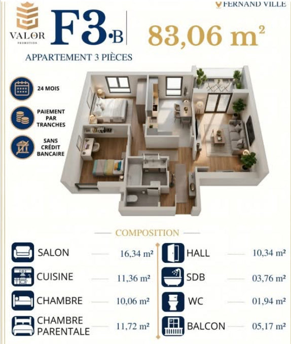 Résidence Safa F3